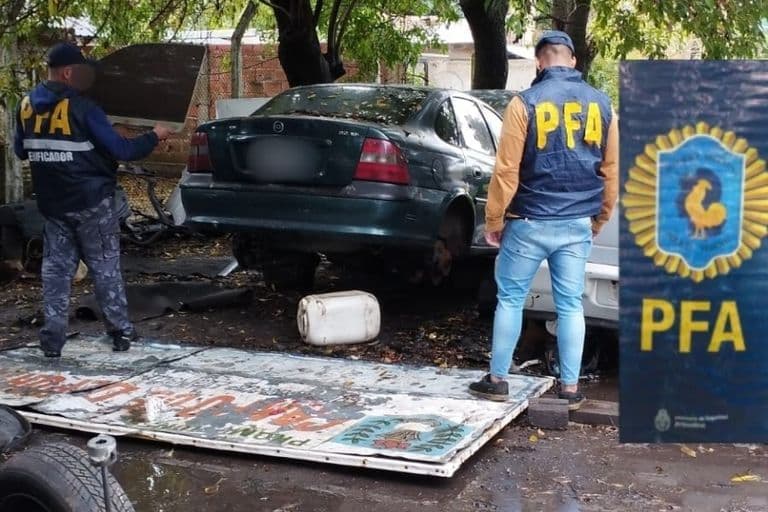 VARELA: DESARMADERO ILEGAL DE AUTOMOTORES