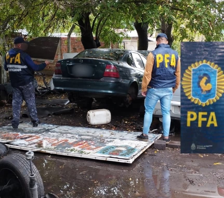 VARELA: DESARMADERO ILEGAL DE AUTOMOTORES