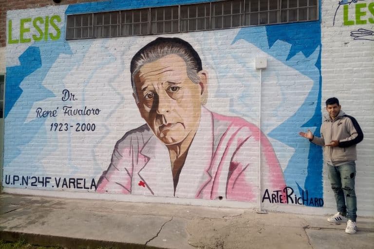 MURAL DE FAVALORO EN CÁRCEL DE VARELA