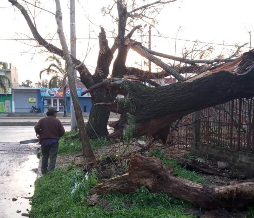 VARELA COLAPSADA POR LA TORMENTA